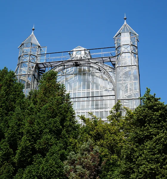 Gewächshaus im Botanischen Garten Dahlem